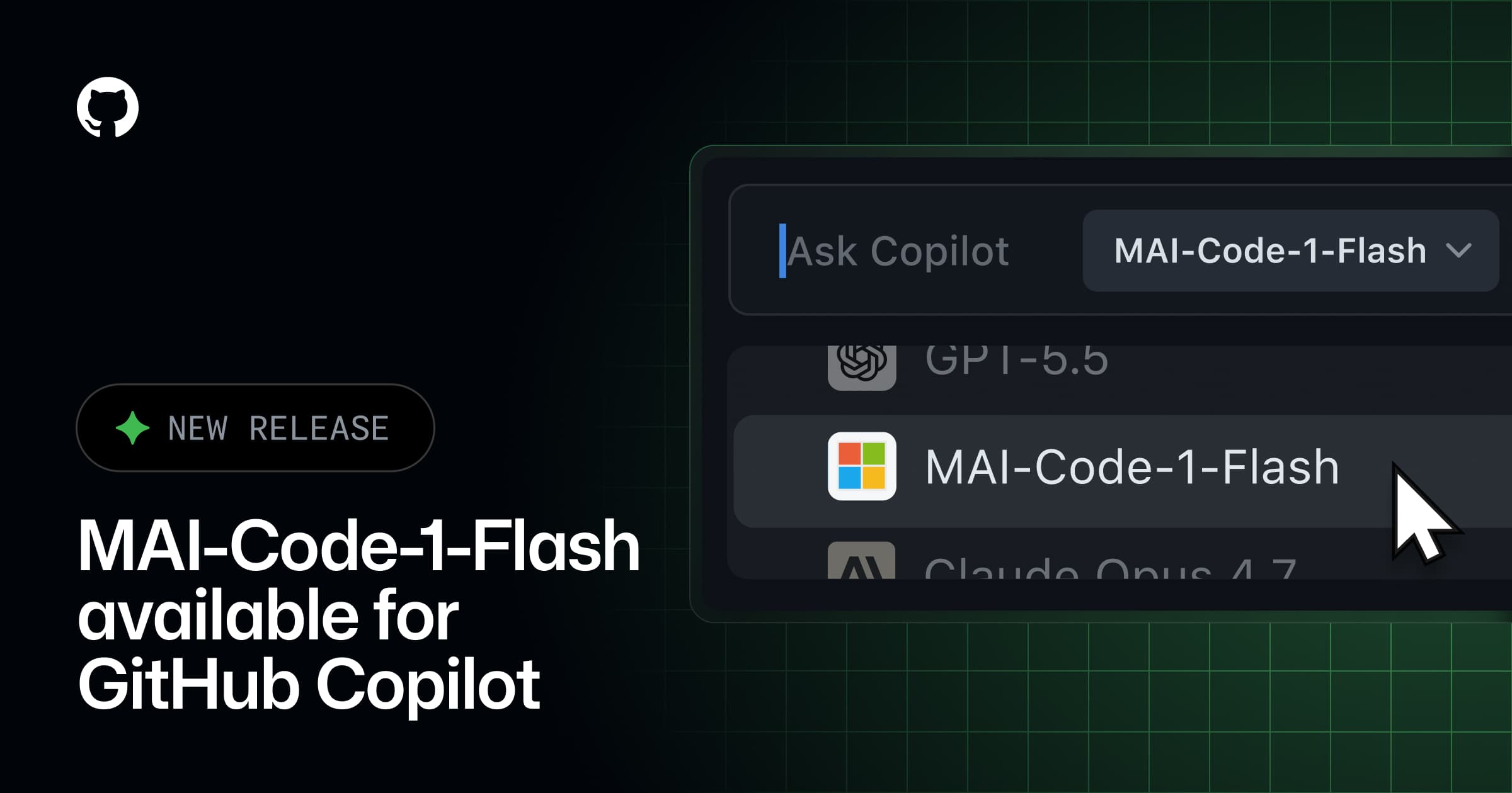 Microsoft estrena MAI-Code-1-Flash, su primer modelo de código propio, y ya llega a GitHub Copilot